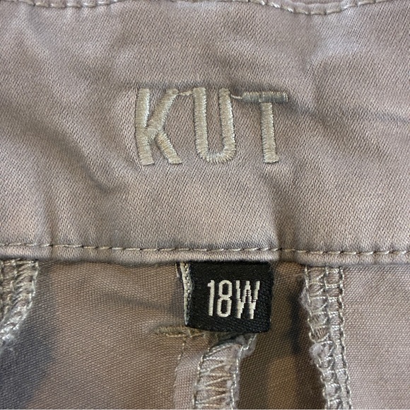 Kut from the Kloth Women’s 18W Grey Ankle Pants Cotton/Rayon/Spandex Work Casual - Picture 7 of 11